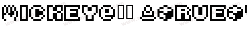 Mickey-常规 (TrueType)字体转换